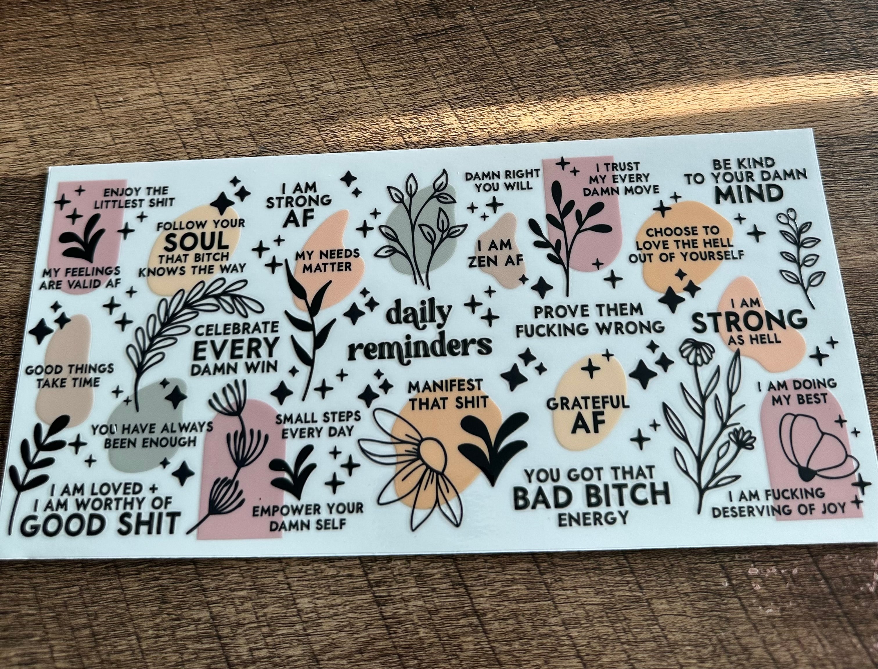 Daily Reminders Wrap