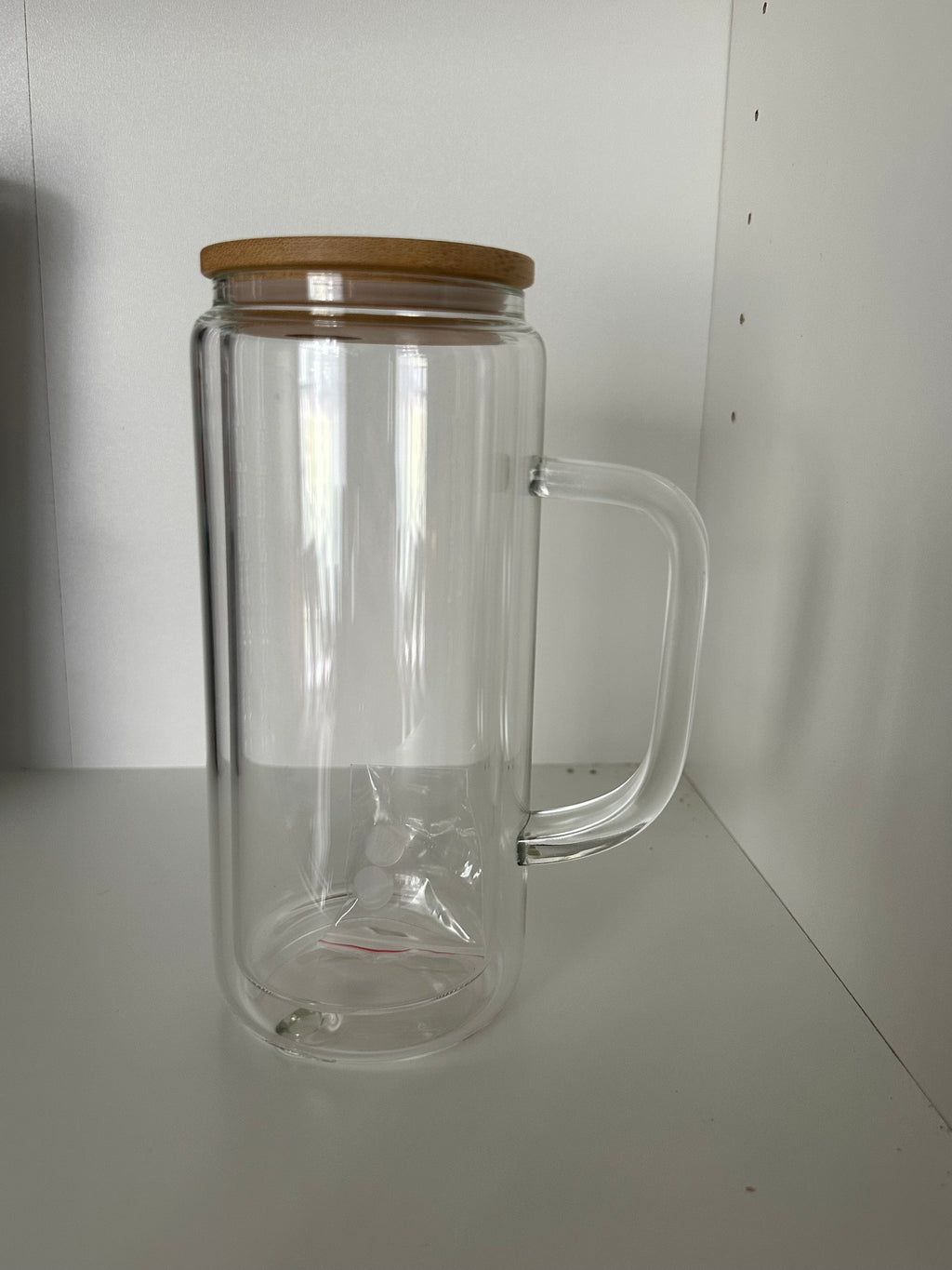 20oz Glass SnowGlobe with Handle