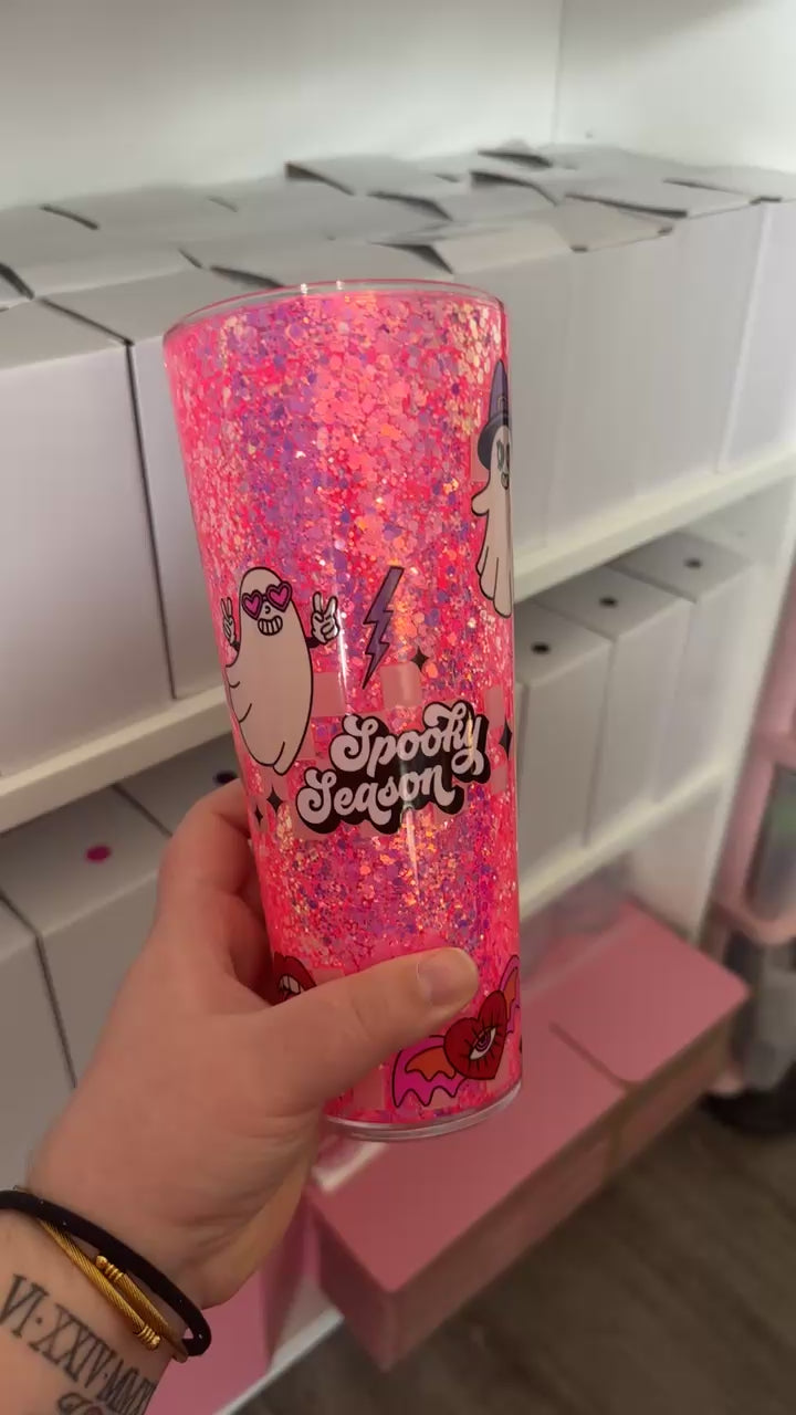 24oz “Spooky Season” RTS SnowGlobe Tumbler